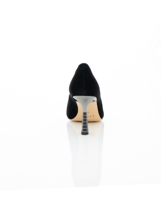 Pantofi Eleganti de piele naturala Epica 3608 - 7.5 cm negri [7]