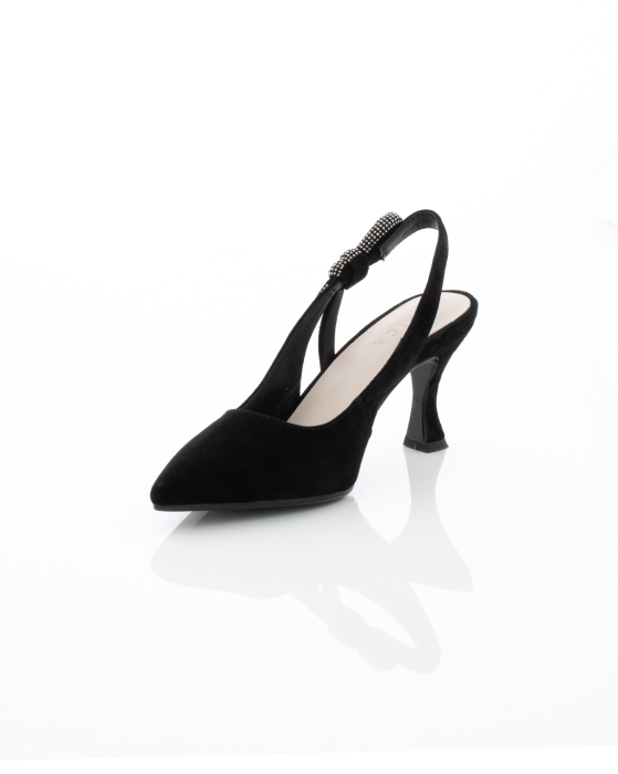 Pantofi Eleganti de piele naturala Epica 3613 - 7 cm negri [5]