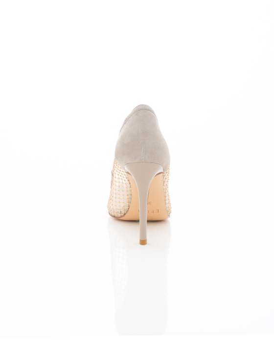 Pantofi Eleganti de piele naturala Epica 3616 - 10 cm  bej [7]