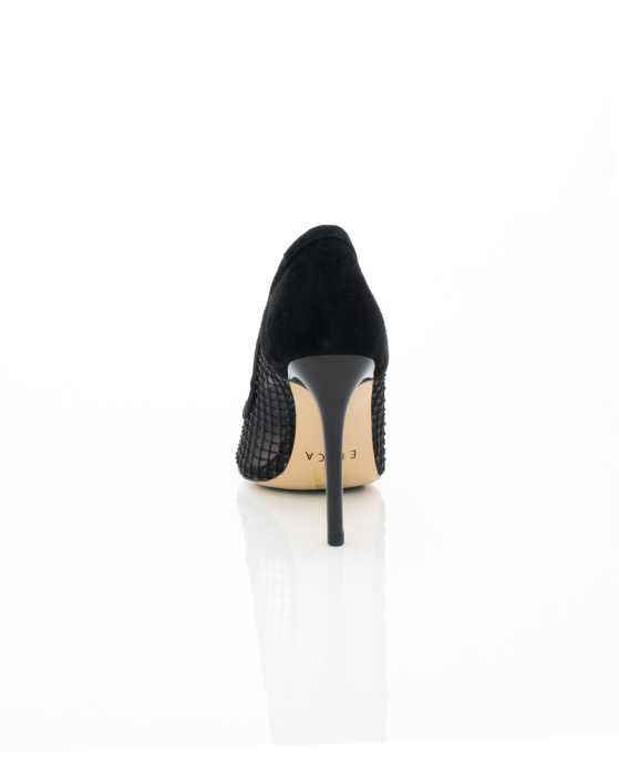 Pantofi Eleganti de piele naturala Epica 3616 - 8.5 cm negri [7]