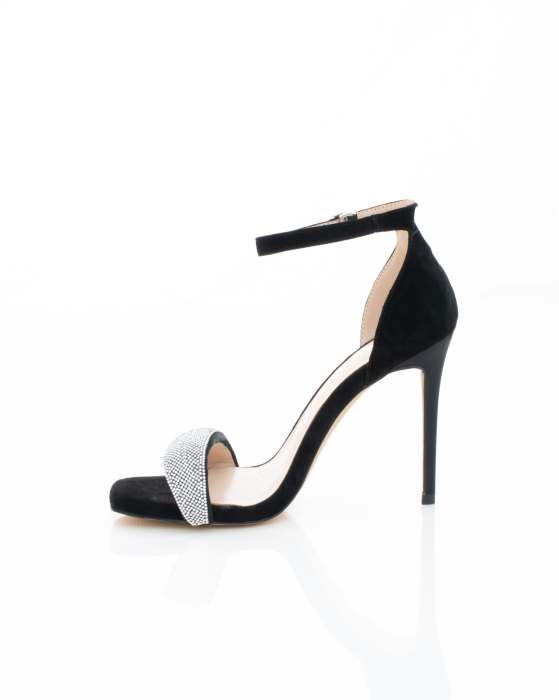Pantofi Eleganti de piele naturala Epica 3617 - 9 cm negri [5]