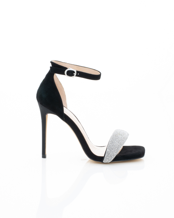 Pantofi Eleganti de piele naturala Epica 3617 - 9 cm negri [2]
