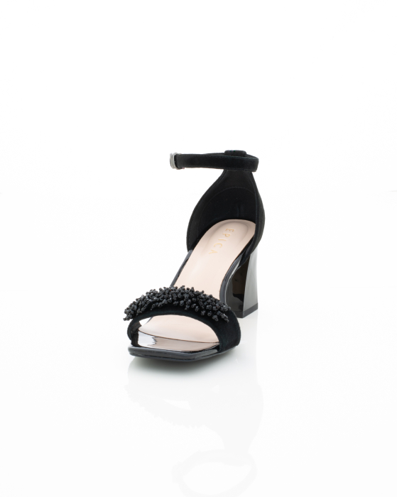 Pantofi Eleganti de piele naturala Epica 3620 - 5.5 cm negri [5]
