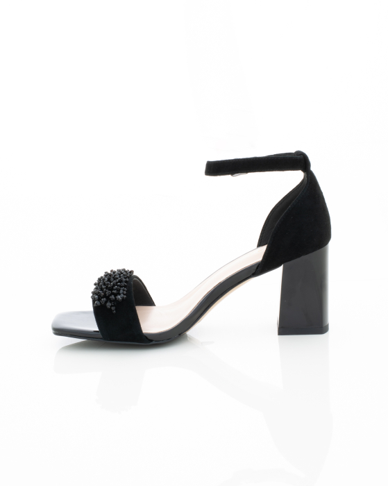 Pantofi Eleganti de piele naturala Epica 3620 - 7 cm  negri [6]