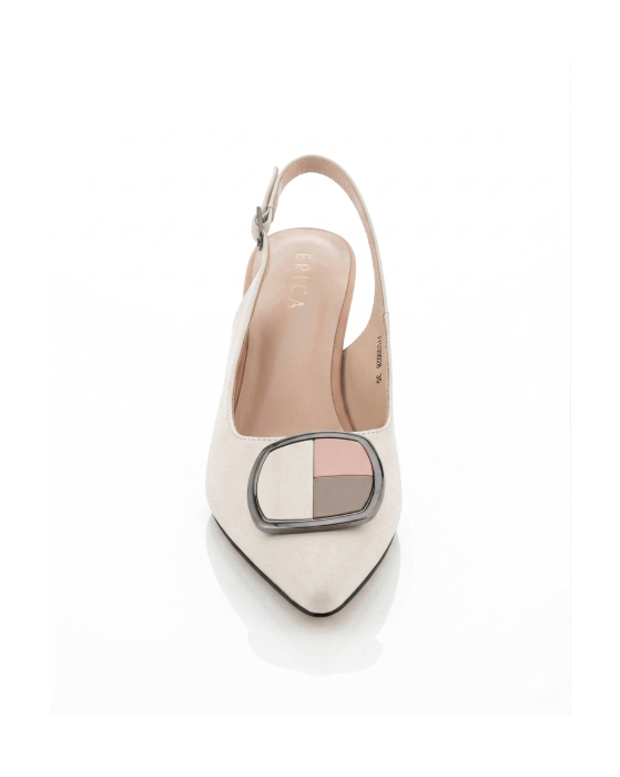 Pantofi Eleganti Epica 3673 - 7 cm bej [3]