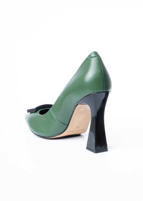 Pantofi de piele naturala Epica 1426 verzi [8]