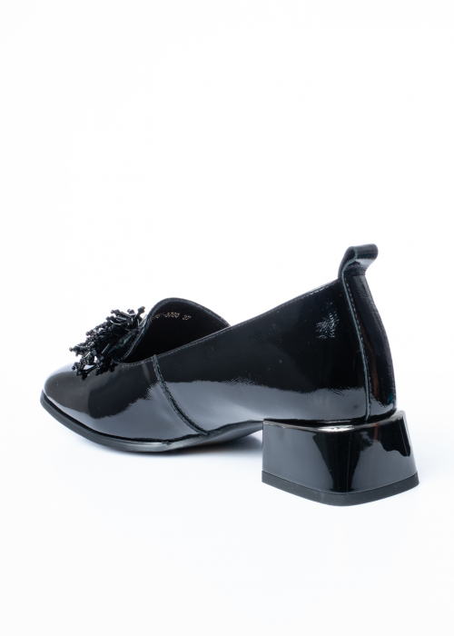 Pantofi de piele naturala Epica 1428 bordo [8]