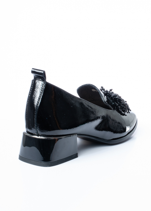 Pantofi de piele naturala Epica 1428 bordo [6]