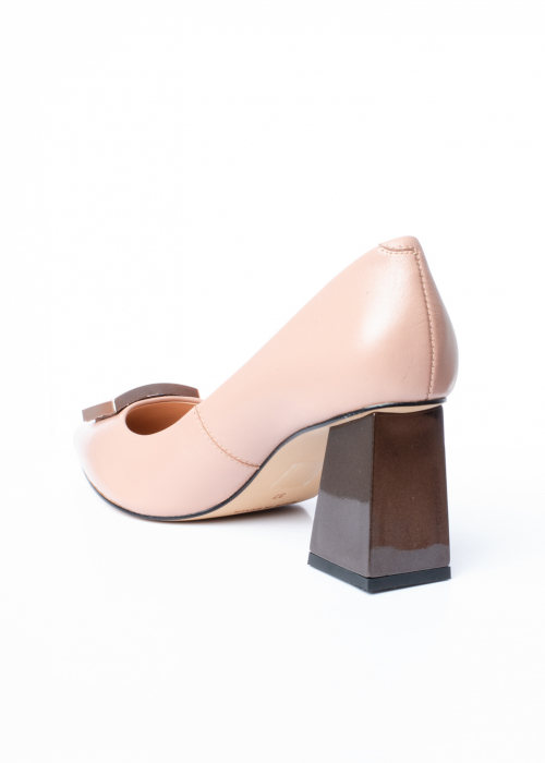 Pantofi de piele naturala Epica 1429 bej [8]