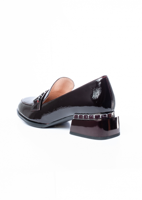 Pantofi de piele naturala Epica 1490 bordo [8]