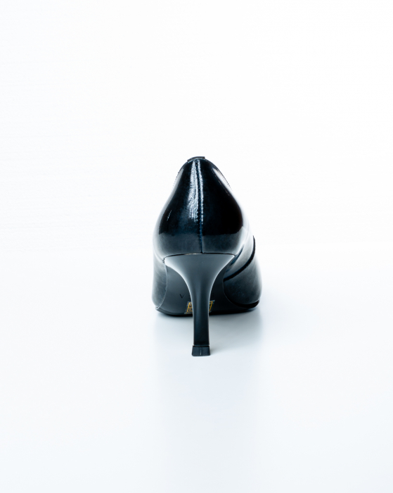 Pantofi de piele naturala Epica 2461 - 7 cm  negri [6]
