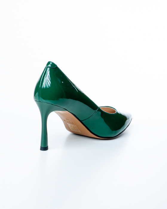 Pantofi de piele naturala Epica 2463 - 8 cm  verzi [5]