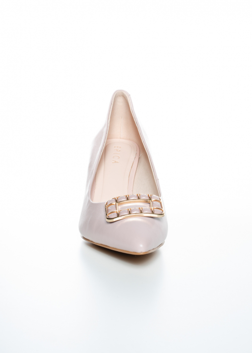 Pantofi de piele naturala Epica 2539 roz [7]