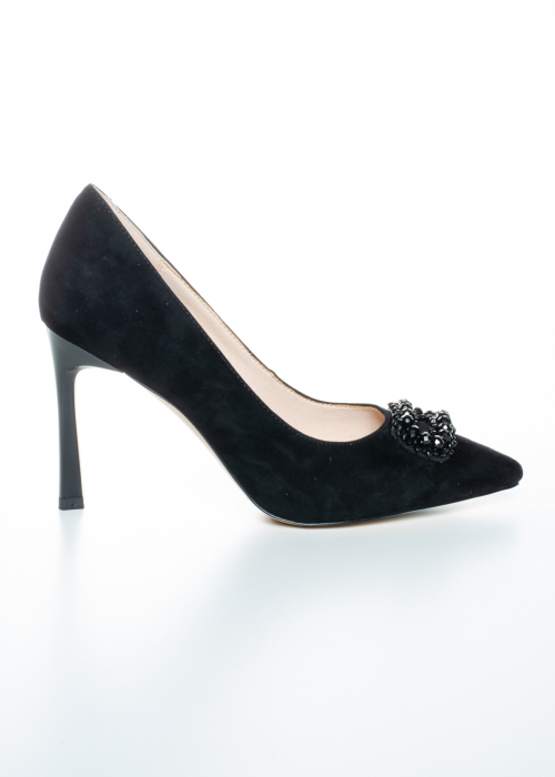 Pantofi de piele naturala Epica 2540 negri [6]