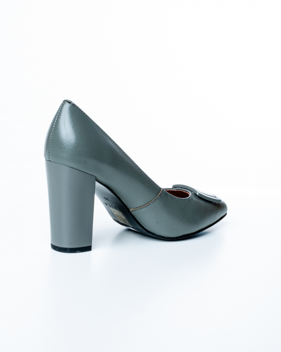 Pantofi de piele naturala Epica 3003 - 9 cm  verzi [5]