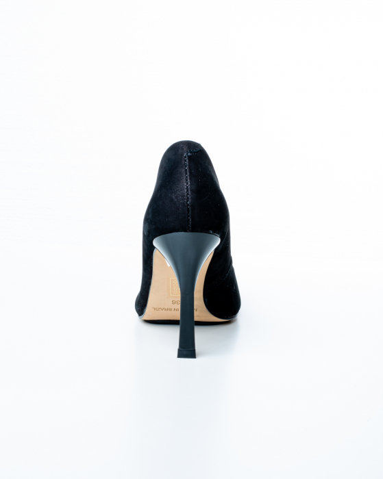 Pantofi de piele naturala Epica 3009 - 9 cm  negri [6]