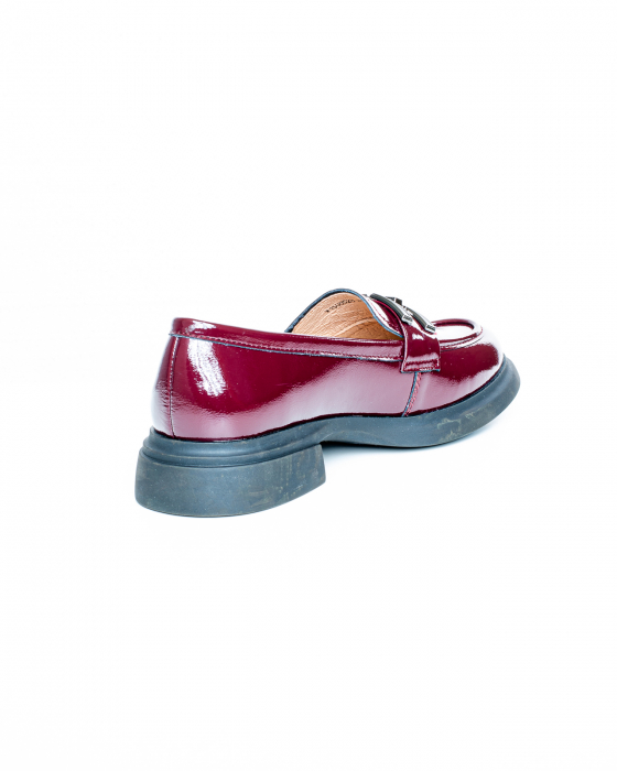 Pantofi de piele naturala Epica 3249 - 3 cm  bordo [6]