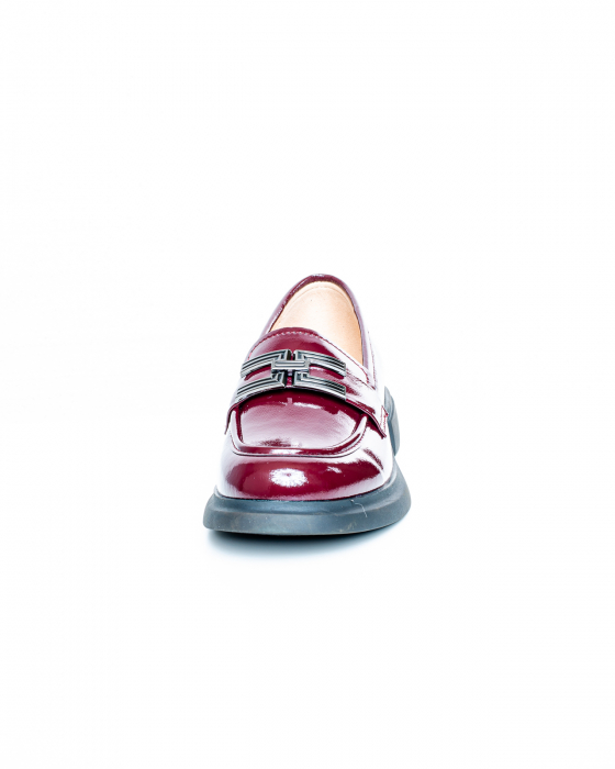 Pantofi de piele naturala Epica 3249 - 3 cm  bordo [3]