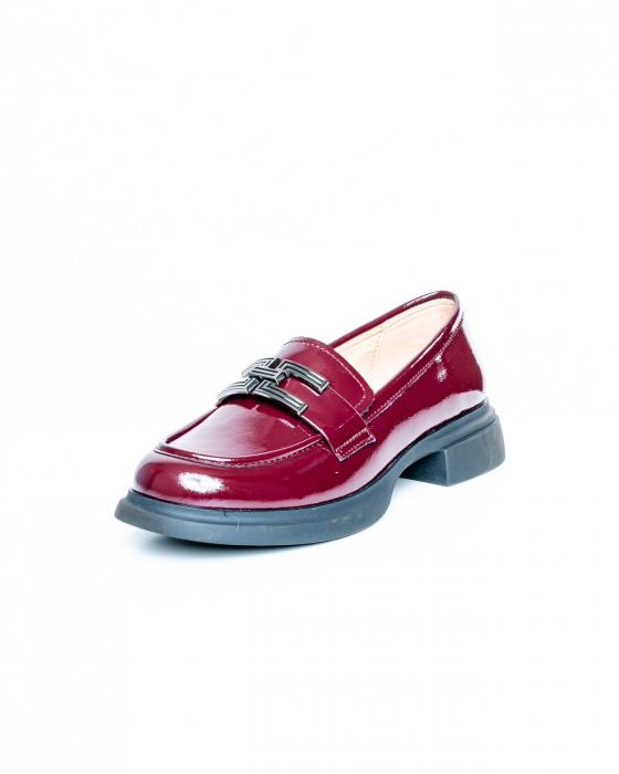 Pantofi de piele naturala Epica 3249 - 3 cm  bordo [2]