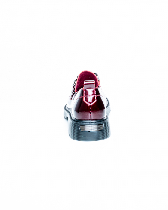 Pantofi de piele naturala Epica 3253 - 3 cm  bordo [7]