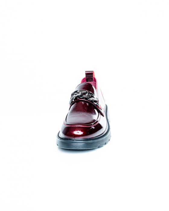 Pantofi de piele naturala Epica 3253 - 3 cm  bordo [3]