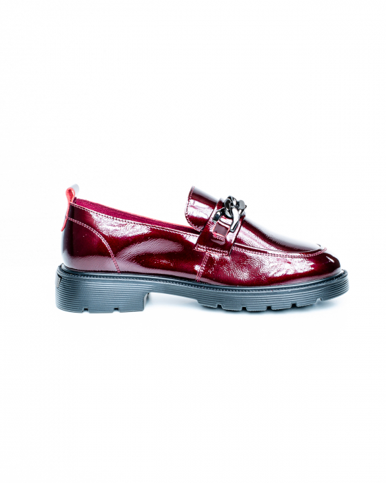 Pantofi de piele naturala Epica 3253 - 3 cm  bordo [5]