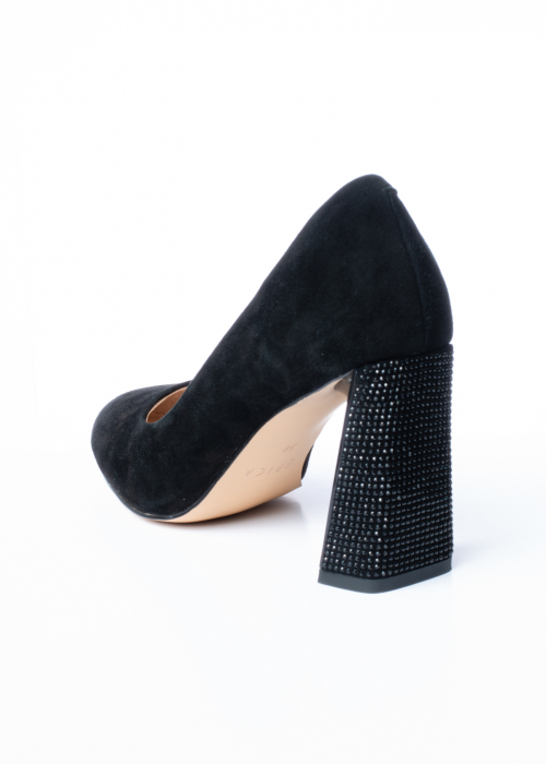 Pantofi de piele naturala Epica 659 negri [8]