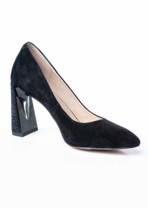 Pantofi de piele naturala Epica 659 negri [4]