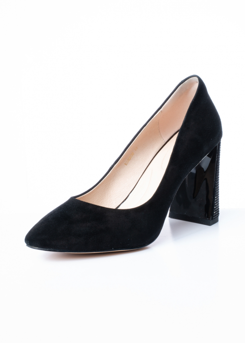 Pantofi de piele naturala Epica 659 negri [2]