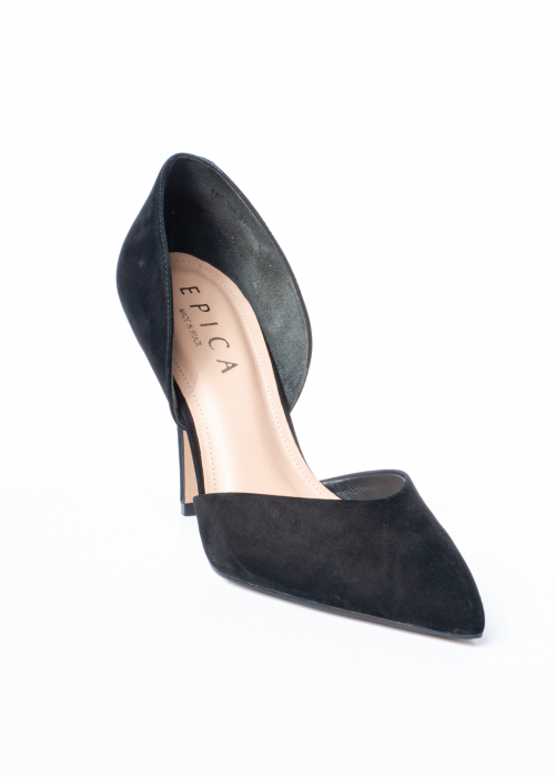 Pantofi de piele naturala Epica 662 negri [4]