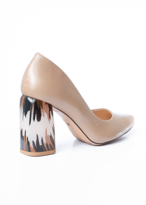 Pantofi de piele naturala Kordel 564 bej [6]