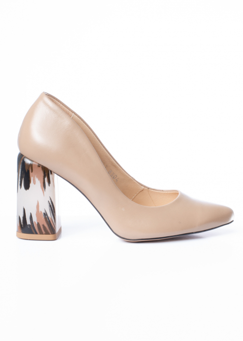 Pantofi de piele naturala Kordel 564 bej [5]