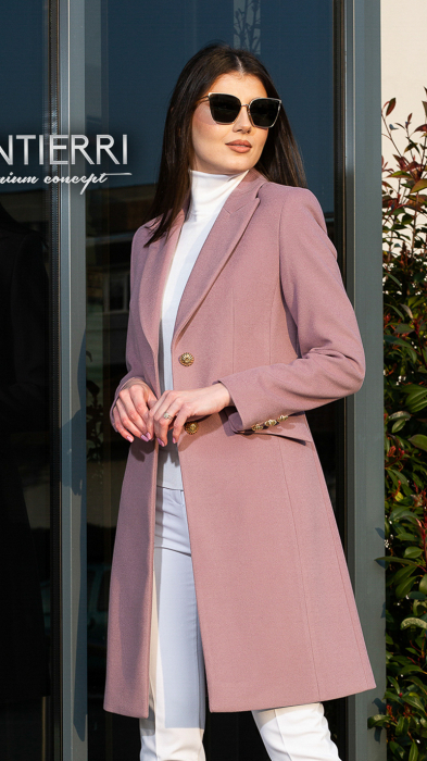 Pardesiu de lână Sentierri 805 mov [1]