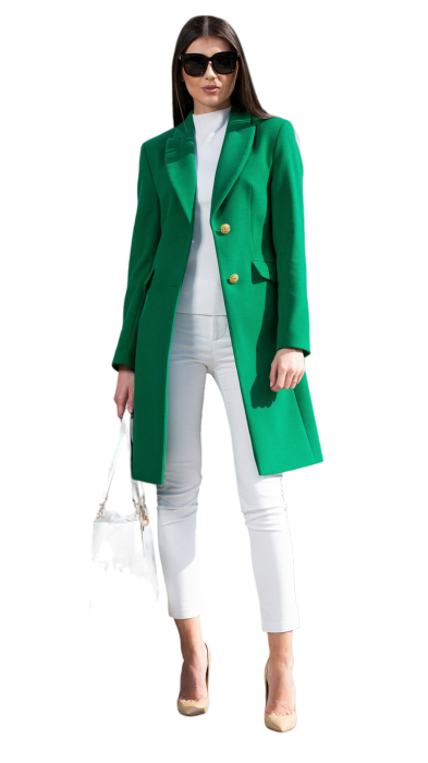 Pardesiu de lână Sentierri 805 verde [3]