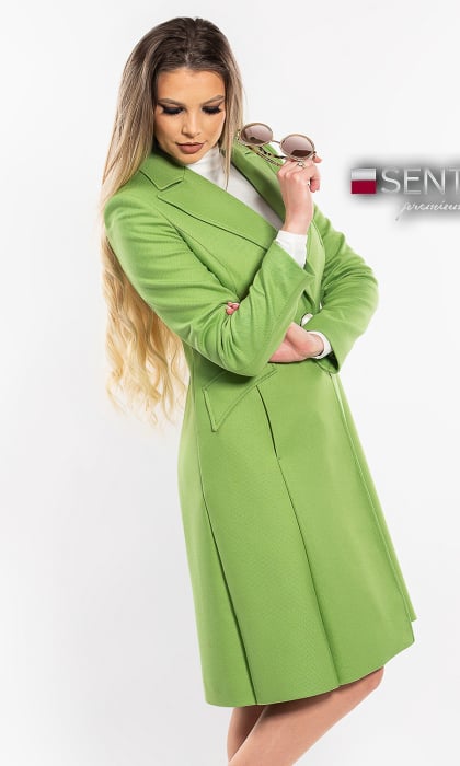 Pardesiu de lână Sentierri 838 bej [5]