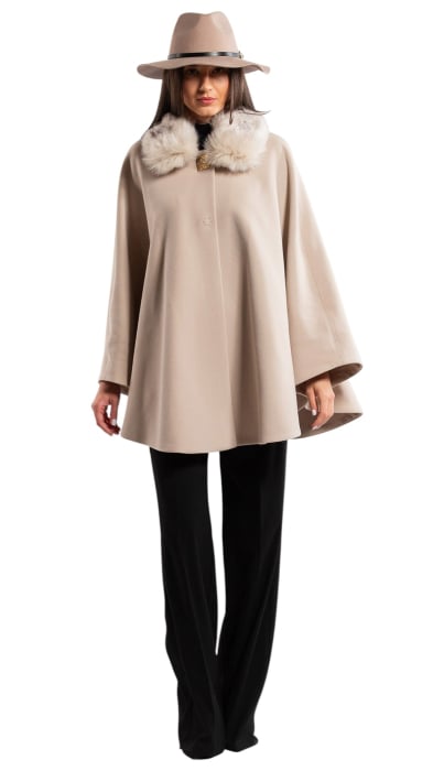 Pelerina de lână Sentierri 859 bej [4]