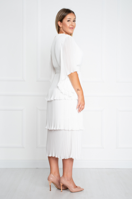 Rochie Ad midi alba [4]