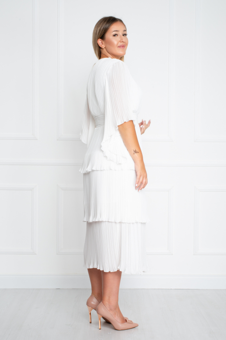 Rochie Ad midi alba [3]