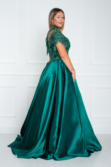 Rochie Adelia lunga verde [2]