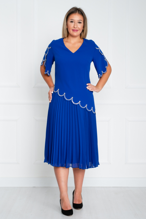 Rochie Adina midi albastra [2]