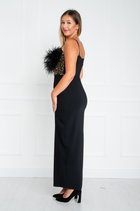 Rochie Adora midi neagra [4]