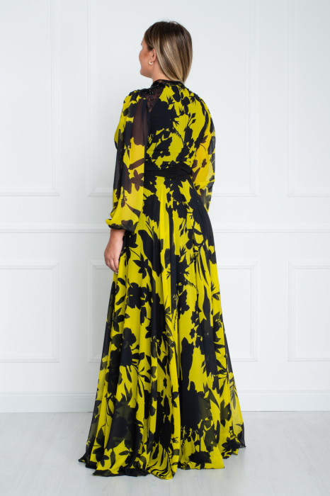 Rochie Aelia lunga olive [4]