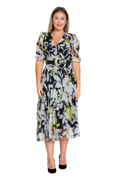 Rochie Aida midi neagra [5]