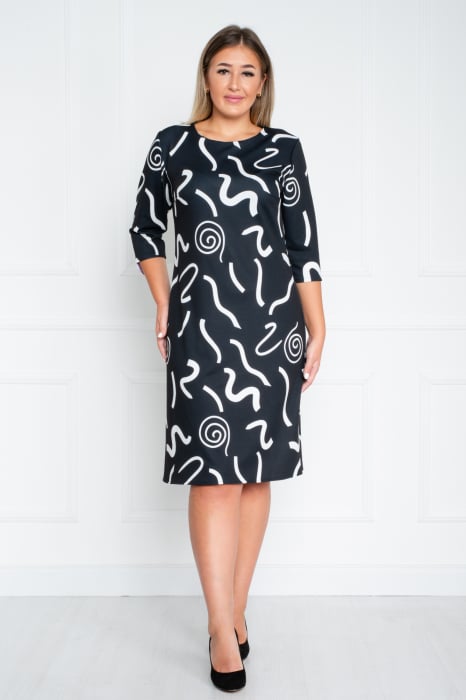 Rochie Ailani midi neagra [2]