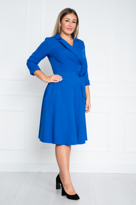 Rochie Ailish midi albastra [3]