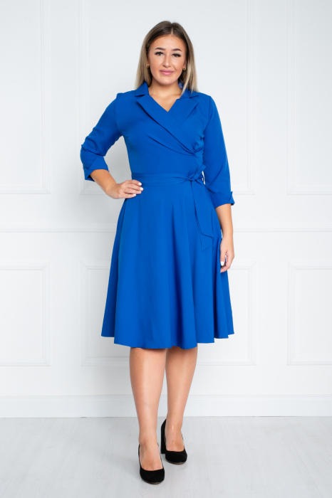 Rochie Ailish midi albastra [2]