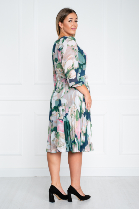 Rochie Aimee midi verde [4]