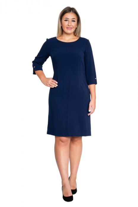 Rochie Ainsley midi bleumarin [5]