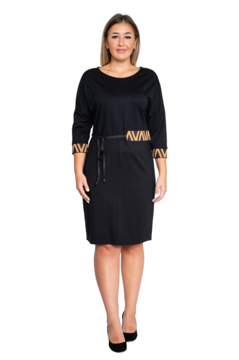 Rochie Aitana midi neagra [5]