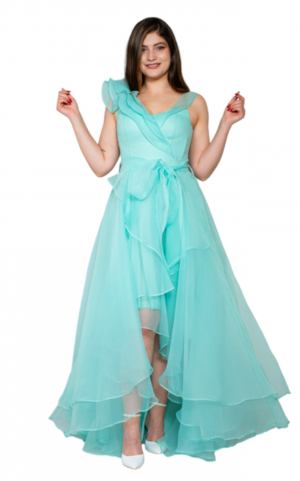 Rochie Aliyah lunga menta [5]